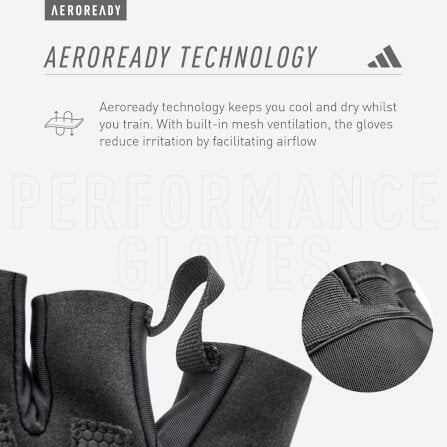 ถุงมือ Performance ADIDAS ADGB-13156-NL สีเทา ไซส์ XL_10